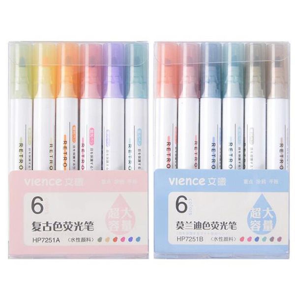6pcs/lot highlighter pen pastel markers fluorescent pen watercolor highlighters drawing painting art stationary school jllmnw
6pcs/lot highlighter pen pastel markers fluorescent pen watercolor highlighters drawing painting art stationary school jllmnw
