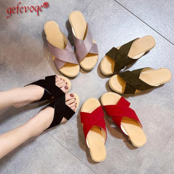 slippers summer women's solid color non-slip wear-resistant platform sandals casual fashion comfortable indoor beach shoes, Black
slippers summer women's solid color non-slip wear-resistant platform sandals casual fashion comfortable indoor beach shoes, Black