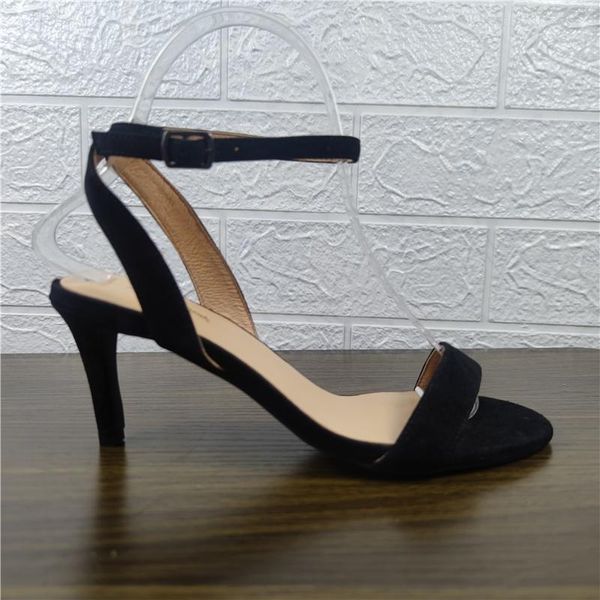 dress shoes one word buckle leather sandals women's summer korean version of wild fairy style stiletto open toe high heels, Black
dress shoes one word buckle leather sandals women's summer korean version of wild fairy style stiletto open toe high heels, Black