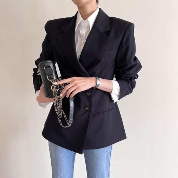 women's jackets autumn winter vintage bouble breasted plaid women pockets female retro suits coat outerwear, Black;brown
women's jackets autumn winter vintage bouble breasted plaid women pockets female retro suits coat outerwear, Black;brown