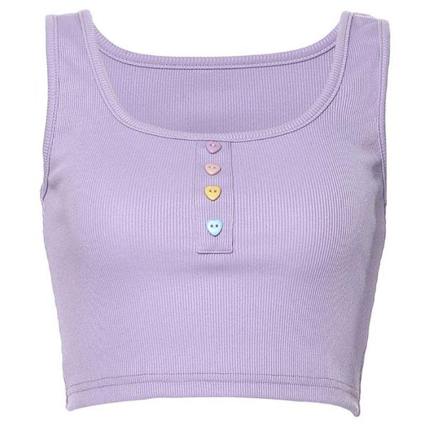 women's tanks & camis women teens u-neck short crop candy color heart buttons ribbed knit vest purple off shoulder harajuku slim sh, White
women's tanks & camis women teens u-neck short crop candy color heart buttons ribbed knit vest purple off shoulder harajuku slim sh, White