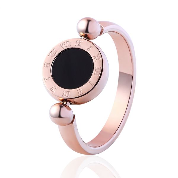 trendy wedding bands rings can be rotated roman letters two-sided shell and enamel ring lovers luxury brands rings, Silver
trendy wedding bands rings can be rotated roman letters two-sided shell and enamel ring lovers luxury brands rings, Silver