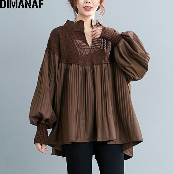 women's blouses & shirts dimanaf plus size women blouse shirt elegant lady tunic knitted high street pleated fashion loose female clot, White
women's blouses & shirts dimanaf plus size women blouse shirt elegant lady tunic knitted high street pleated fashion loose female clot, White