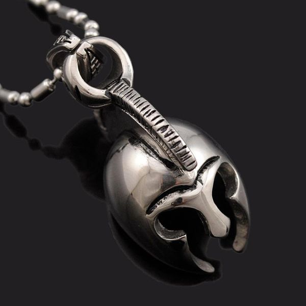 pendant necklaces dolaime greek retro style men tricolor cast stainless steel spartan warrior helmet trendy gift jewelry gp136, Silver
pendant necklaces dolaime greek retro style men tricolor cast stainless steel spartan warrior helmet trendy gift jewelry gp136, Silver