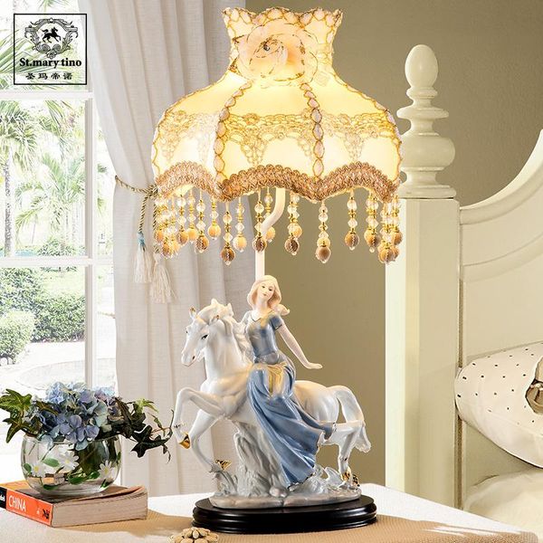 european style creative cozy modern light luxury princess ceramic table lamp bedroom bedside lamp children's room living room
european style creative cozy modern light luxury princess ceramic table lamp bedroom bedside lamp children's room living room