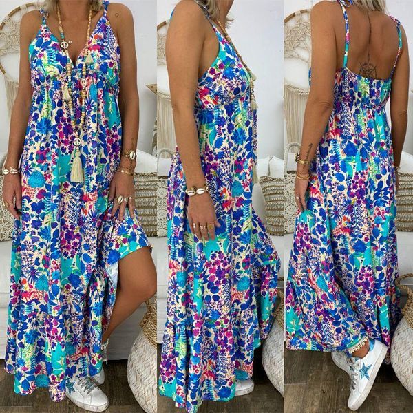 casual dresses women boho floral maxi dress party strappy cottagecore summer beach holiday spaghetti strap sundress plus size xl 3xl 4xl, Black;gray
casual dresses women boho floral maxi dress party strappy cottagecore summer beach holiday spaghetti strap sundress plus size xl 3xl 4xl, Black;gray