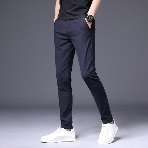 men's pants 2021 four seasons korean version of slim business casual trousers daily party, Black
men's pants 2021 four seasons korean version of slim business casual trousers daily party, Black