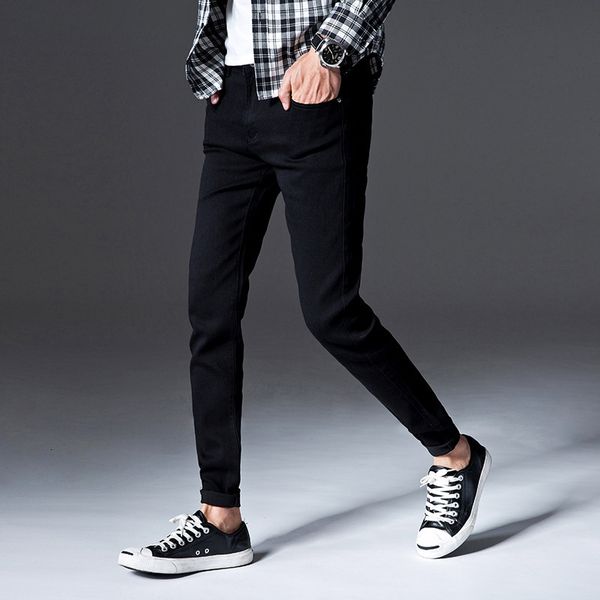 spring and herf 2021 fashion random denim teener black dark blue elastic jeans men slim students street potlood broek
spring and herf 2021 fashion random denim teener black dark blue elastic jeans men slim students street potlood broek