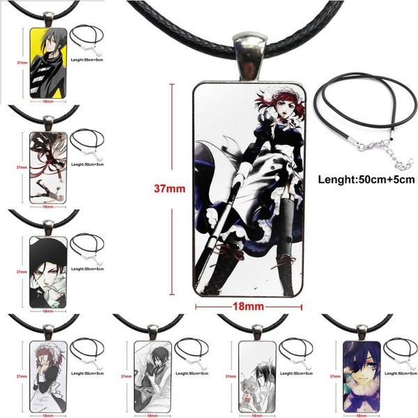 pendant necklaces vintage jewelry steel color glass cabochon choker long rectangle necklace for women jewellery anime manga black butler, Silver
pendant necklaces vintage jewelry steel color glass cabochon choker long rectangle necklace for women jewellery anime manga black butler, Silver