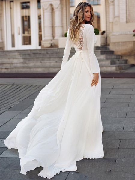 beach 2021 new chiffon es y sleeve boho bridal gown white lace appliques wedding gowns custom made plus size v-neck srvw
beach 2021 new chiffon es y sleeve boho bridal gown white lace appliques wedding gowns custom made plus size v-neck srvw