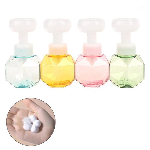 storage bottles & jars 300ml liquid soap dispenser flower shape foam foaming pump empty bottle plastic clear shower gel
storage bottles & jars 300ml liquid soap dispenser flower shape foam foaming pump empty bottle plastic clear shower gel