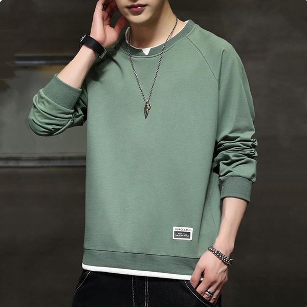 men's hoodies & sweatshirts long sleeve harajuku men 2021 fashion 4 color hoodie mens white casual o-neck patchwork sweatshirt for youn, Black
men's hoodies & sweatshirts long sleeve harajuku men 2021 fashion 4 color hoodie mens white casual o-neck patchwork sweatshirt for youn, Black