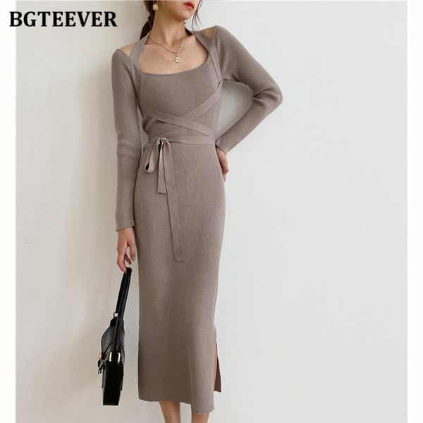 casual dresses bgteever fashion lace-up package hip knitted dress women 2021 autumn full sleeve bodycon female sweater vestidos, Black;gray
casual dresses bgteever fashion lace-up package hip knitted dress women 2021 autumn full sleeve bodycon female sweater vestidos, Black;gray