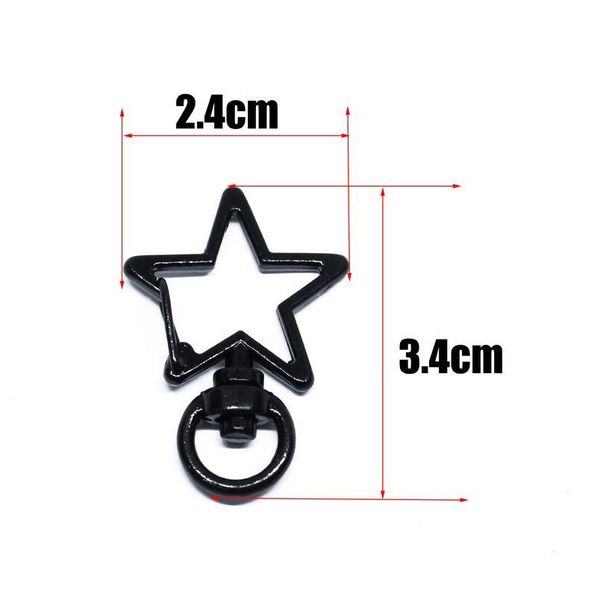 10pc/lot star shape keychains lobster clasps hooks key chain key rings for diy trinkets pom pom keychain jewelry jllesa
10pc/lot star shape keychains lobster clasps hooks key chain key rings for diy trinkets pom pom keychain jewelry jllesa