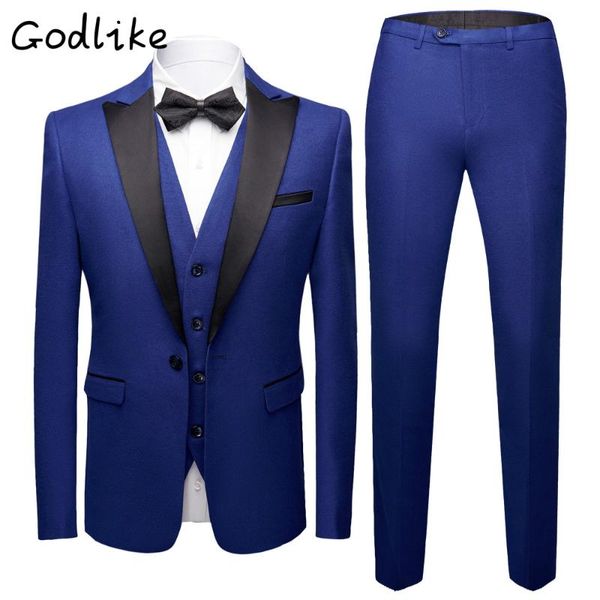 men's suits & blazers (jacket + vest trousers) the 2021 fashion business casual three-piece western suit dress/ men clothes, White;black
men's suits & blazers (jacket + vest trousers) the 2021 fashion business casual three-piece western suit dress/ men clothes, White;black
