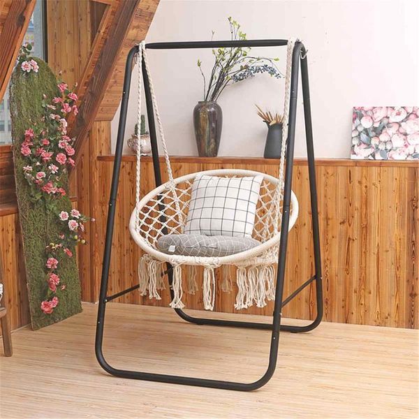 camp furniture 100kg hanging hammock swing cotton rope chair iron stand indoor camping outdoor patio garden hammocks rack set
camp furniture 100kg hanging hammock swing cotton rope chair iron stand indoor camping outdoor patio garden hammocks rack set