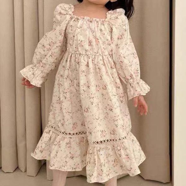 girl's dresses 2021 spring autumn floral princess dress korean style party children christmas for girls clothes, Red;yellow
girl's dresses 2021 spring autumn floral princess dress korean style party children christmas for girls clothes, Red;yellow