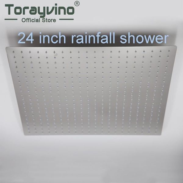 bathroom shower heads torayvino 24" 304 stainless steel chrome rainfall square head wall mounted overhead set rain
bathroom shower heads torayvino 24" 304 stainless steel chrome rainfall square head wall mounted overhead set rain