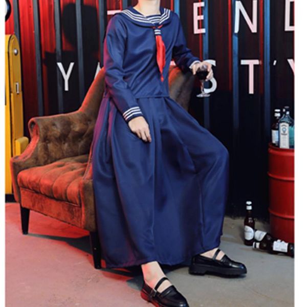 clothing sets japanese school uniform jk suit navy blue sailor shirt boy girls skirt set 2021 doll long summer dress cosplay costumes, White
clothing sets japanese school uniform jk suit navy blue sailor shirt boy girls skirt set 2021 doll long summer dress cosplay costumes, White