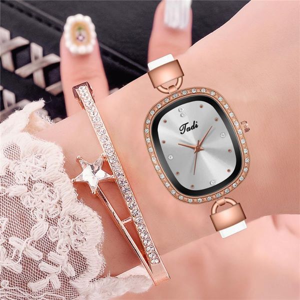 wristwatches luxury oval simple women watches fashion leather ladies rhinestone quartz watch gift clock zegarek damski, Slivery;brown
wristwatches luxury oval simple women watches fashion leather ladies rhinestone quartz watch gift clock zegarek damski, Slivery;brown