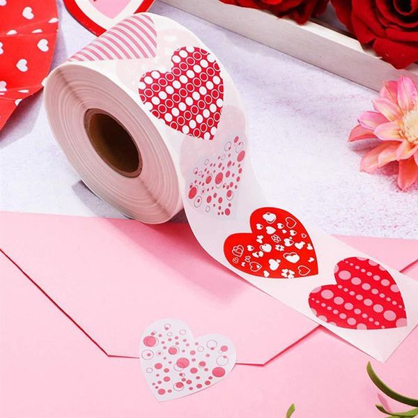 gift wrap 3 rolls/1500pcs valentine's day box packaging sticker heart stickers sealing paste for envelope
gift wrap 3 rolls/1500pcs valentine's day box packaging sticker heart stickers sealing paste for envelope