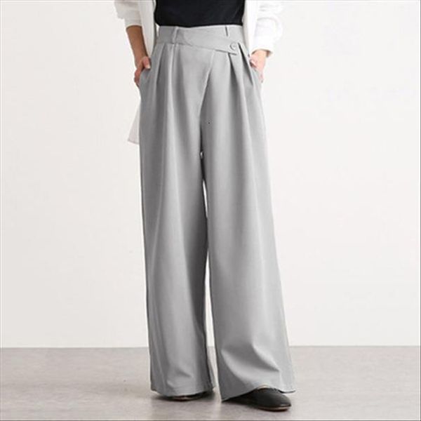 fashion harajuku irregular high waist womens capri wide leg casual loose all match elegant spring summer, Black;white
fashion harajuku irregular high waist womens capri wide leg casual loose all match elegant spring summer, Black;white