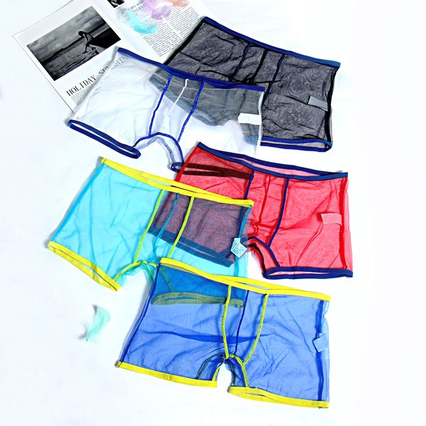 men seamless underwear pants mens ultra-thin transparent boxer shorts male mid-rise mesh slips homme panties boxer shorts, Black;white
men seamless underwear pants mens ultra-thin transparent boxer shorts male mid-rise mesh slips homme panties boxer shorts, Black;white