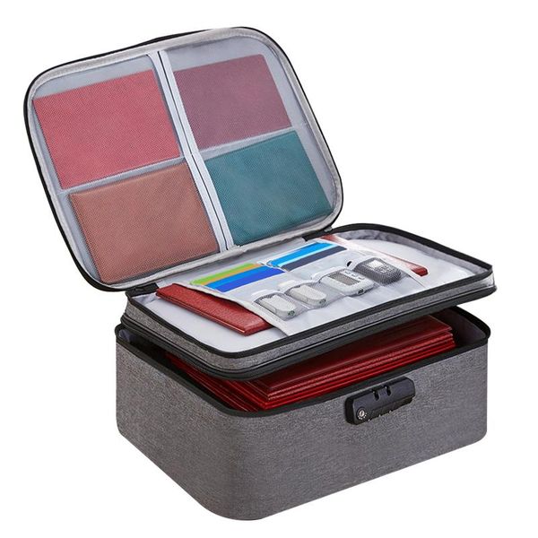 storage bags men women zipper document bag travel multifunction 3 layer home organizer lapwith lock portable office certificates
storage bags men women zipper document bag travel multifunction 3 layer home organizer lapwith lock portable office certificates