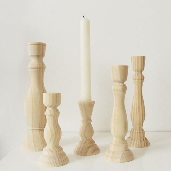 candle holders classic unpainted decorations wood for party home wedding candlesticks candelabros stand
candle holders classic unpainted decorations wood for party home wedding candlesticks candelabros stand