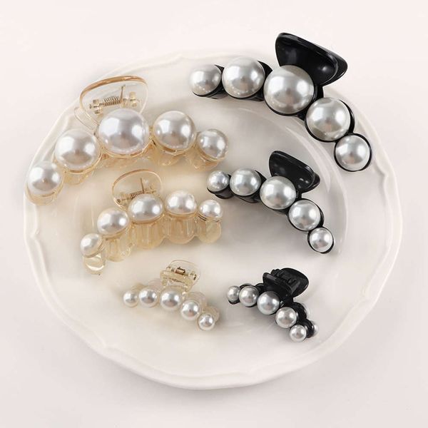 pearl elegant temperament ins large bath pan hair back spoon hairpin shark clip korean headdrs woman, Silver
pearl elegant temperament ins large bath pan hair back spoon hairpin shark clip korean headdrs woman, Silver