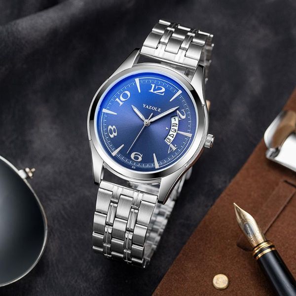 wristwatches yazole waterproof men's watches 2021 men watch quartz-watch wrist clock relogio masculino, Slivery;brown
wristwatches yazole waterproof men's watches 2021 men watch quartz-watch wrist clock relogio masculino, Slivery;brown