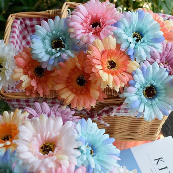 decorative flowers & wreaths 23cm 7pcs/lot artificial african daisy silk flower wedding bouquet home decoration background shooting diy gift
decorative flowers & wreaths 23cm 7pcs/lot artificial african daisy silk flower wedding bouquet home decoration background shooting diy gift