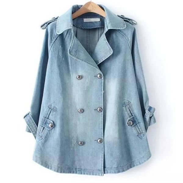 women's jackets cloak denim women boyfriend style jean jacket spring autumn long sleeve washed jeans coats casacos feminino, Black;brown
women's jackets cloak denim women boyfriend style jean jacket spring autumn long sleeve washed jeans coats casacos feminino, Black;brown