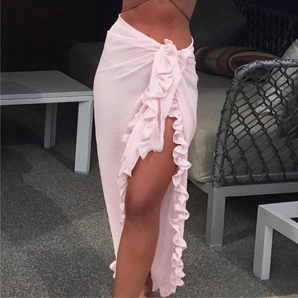 women's swimwear chiffon transparent beach bikini scarf bath shawl sarong skirt solid color ruffle casual, White;black
women's swimwear chiffon transparent beach bikini scarf bath shawl sarong skirt solid color ruffle casual, White;black