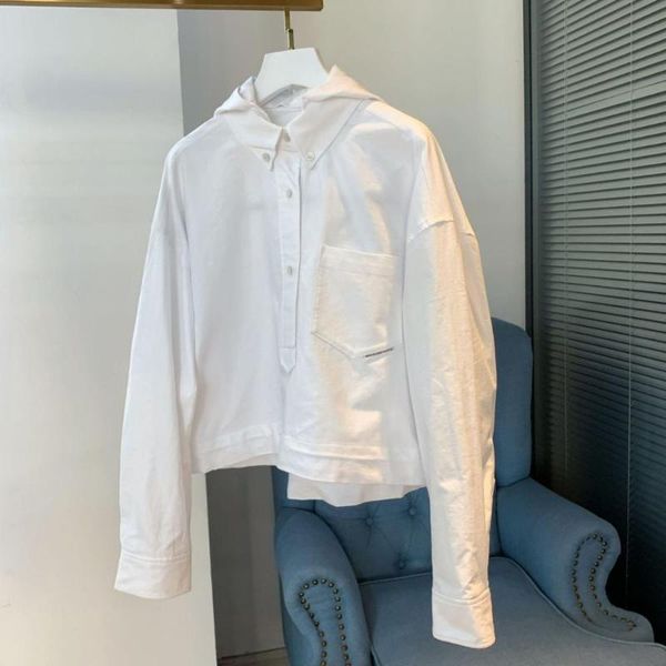 women's jackets autumn and winter women white short jacket detachable cap long sleeve buttons 2021 fashion coat with one pocket, Black;brown
women's jackets autumn and winter women white short jacket detachable cap long sleeve buttons 2021 fashion coat with one pocket, Black;brown