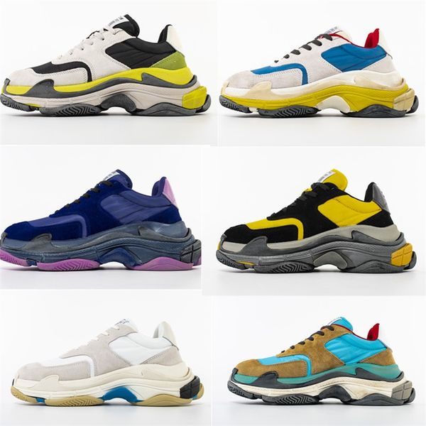 designer casual shoes triple-s 2.0 sneakers new paris fashion women manthick soled height increasing vintage old dad trainers all size 35-46, Black
designer casual shoes triple-s 2.0 sneakers new paris fashion women manthick soled height increasing vintage old dad trainers all size 35-46, Black