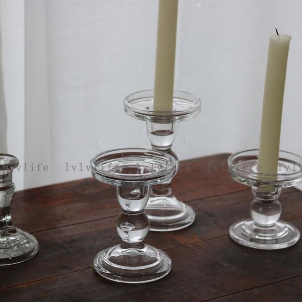 candle holders european style simple transparent glass candlestick home furnishings and props caf & b decoration
candle holders european style simple transparent glass candlestick home furnishings and props caf & b decoration