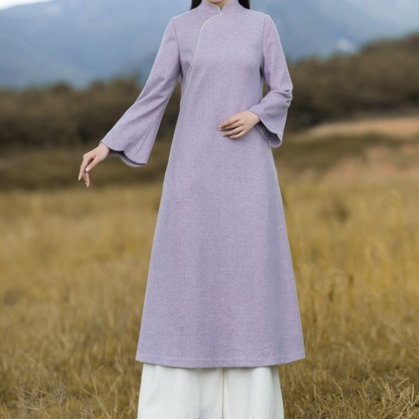 2021 new year chinese dress qipao purple traditional chinese hanfu qi pao retro mandarin collar women cheongsam dress 12036, Red
2021 new year chinese dress qipao purple traditional chinese hanfu qi pao retro mandarin collar women cheongsam dress 12036, Red