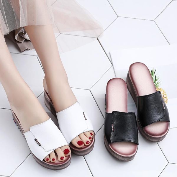 slippers net red beach flip flops summer no heel lazy shoes fashion women's wear sandals, Black
slippers net red beach flip flops summer no heel lazy shoes fashion women's wear sandals, Black