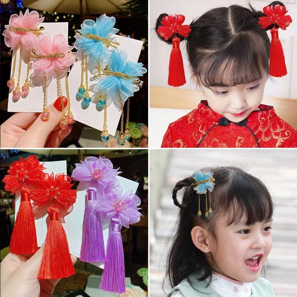 hair accessories super fairy ancient style butterfly hairpin girl baby little hanfu headdress children flower clip, Slivery;white
hair accessories super fairy ancient style butterfly hairpin girl baby little hanfu headdress children flower clip, Slivery;white