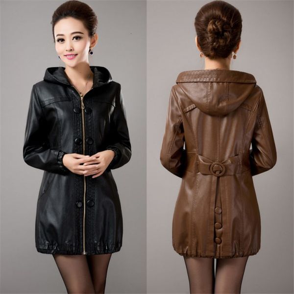 2021 new 5xl fashion coats women spring autumn coat long section slim large size pu leather jacket female ddt9, Black
2021 new 5xl fashion coats women spring autumn coat long section slim large size pu leather jacket female ddt9, Black