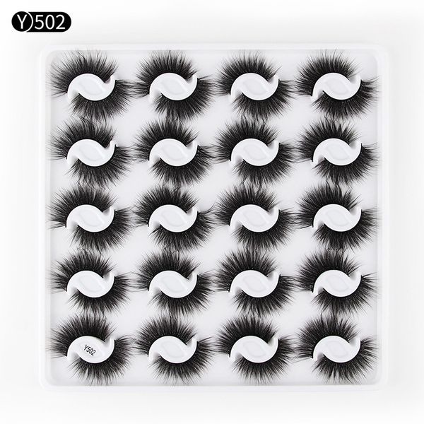 hand made reusable multilayer 3d mink fake eyelashes 20 pairs set soft & vivid natural thick false lashes makeup accessory for eyes 12 model
hand made reusable multilayer 3d mink fake eyelashes 20 pairs set soft & vivid natural thick false lashes makeup accessory for eyes 12 model