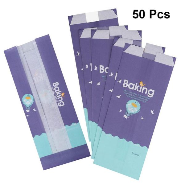 50pcs bakery bags with clear window kraft paper treat bag bread toast packing pouch (blue sea)
50pcs bakery bags with clear window kraft paper treat bag bread toast packing pouch (blue sea)