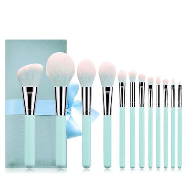makeup brushes 12-piece brush with storage bag synthetic fiber bristles suitable for liquids creams
makeup brushes 12-piece brush with storage bag synthetic fiber bristles suitable for liquids creams
