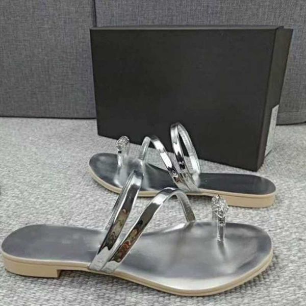 slippers flat woman metal genuine leather ladies sandals summer beach comfortable luxury designer brand casual shoes, Black
slippers flat woman metal genuine leather ladies sandals summer beach comfortable luxury designer brand casual shoes, Black
