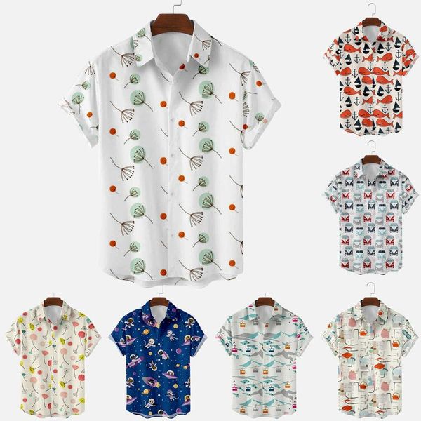 men's casual shirts 2021 bababuy loose cool short sleeve summer vacation for hawaiian beach plus size, White;black
men's casual shirts 2021 bababuy loose cool short sleeve summer vacation for hawaiian beach plus size, White;black
