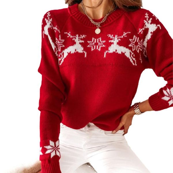 women's sweaters sweater women christmas deer knitted long sleeve round neck ladies jumper knitwear fashion casual winter autumn pullov, White;black
women's sweaters sweater women christmas deer knitted long sleeve round neck ladies jumper knitwear fashion casual winter autumn pullov, White;black