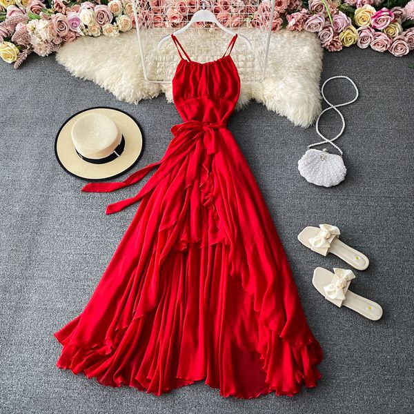 2021 red party spaghetti strap irregular long women elegant sashes big swing strapless vestidos spring autumn fashion 2f0x, Black;gray
2021 red party spaghetti strap irregular long women elegant sashes big swing strapless vestidos spring autumn fashion 2f0x, Black;gray