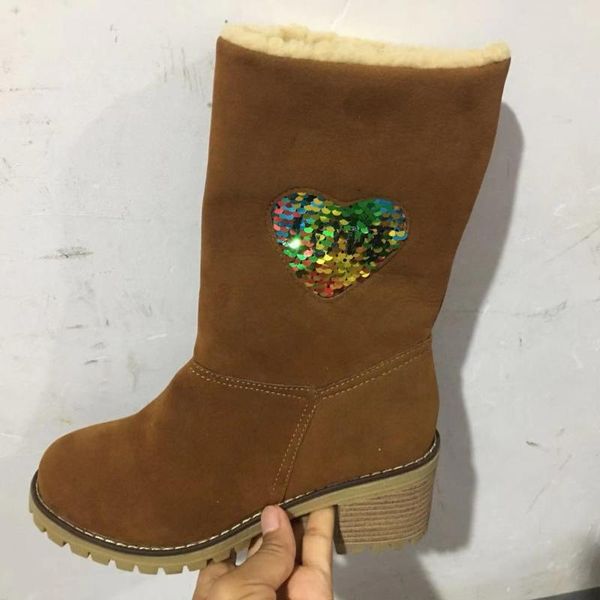 boots fashion bling women winter outdoor keep warm fur thick heel waterproof women's snow shoes botas mujer, Black
boots fashion bling women winter outdoor keep warm fur thick heel waterproof women's snow shoes botas mujer, Black