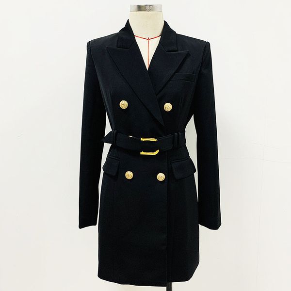 120 2021 runway dress spring summer dress brand same style empire lapel neck womens dress fashion oulaidi, Black
120 2021 runway dress spring summer dress brand same style empire lapel neck womens dress fashion oulaidi, Black